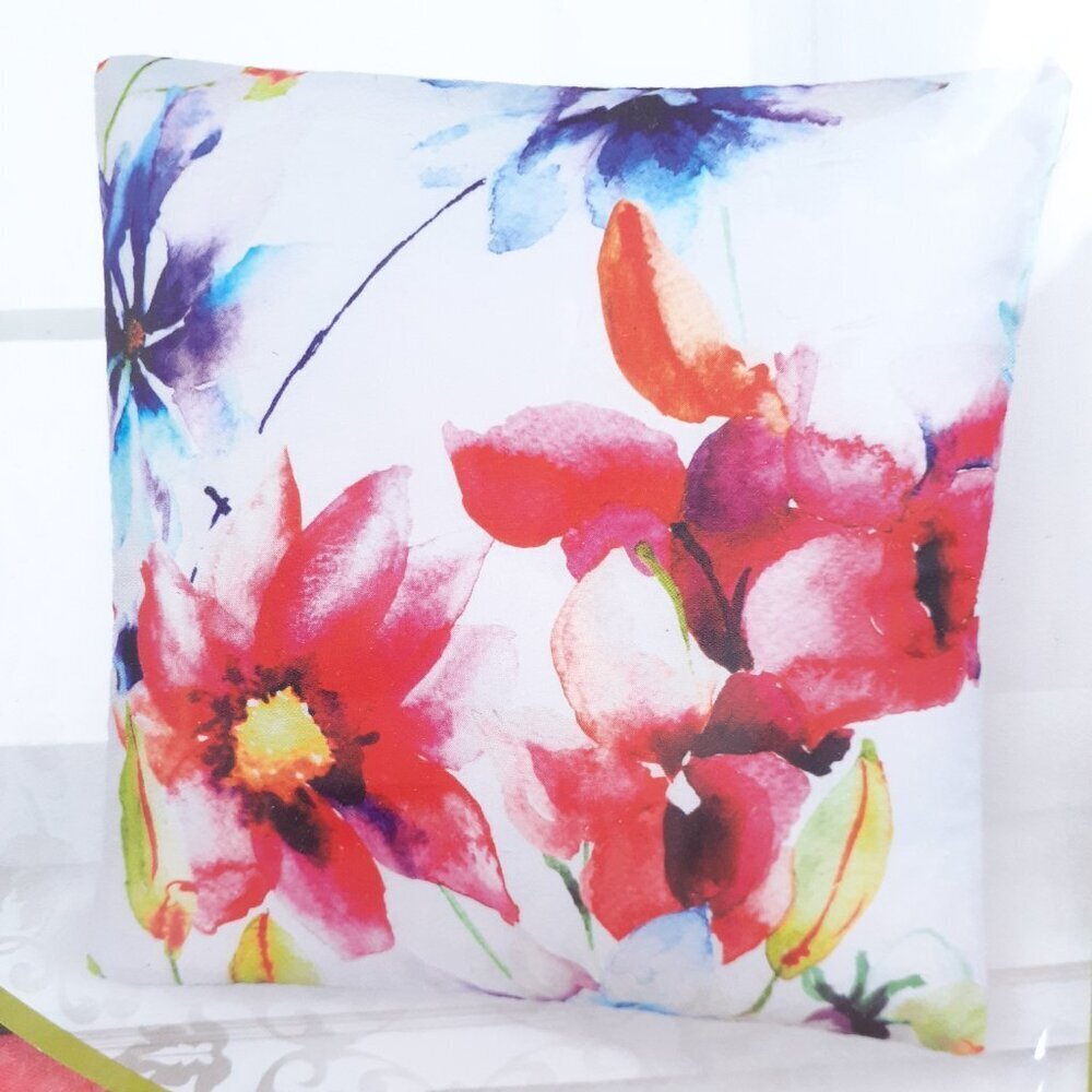 Decorative Pillow Cover 17.5x17.5 Summer Floral